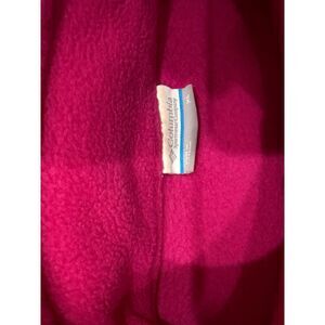 Columbia Benton Pink Zip Pocket Fleece Vest  XL Gorpcore Outdoor Outerwear